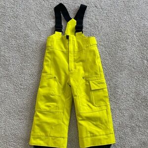 Obermeyer Kids Bright Yellow Snow/Ski Bibs/Overalls